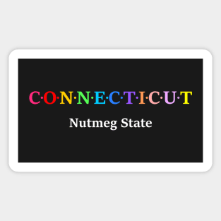 Connecticut, USA. Nutmeg State Sticker